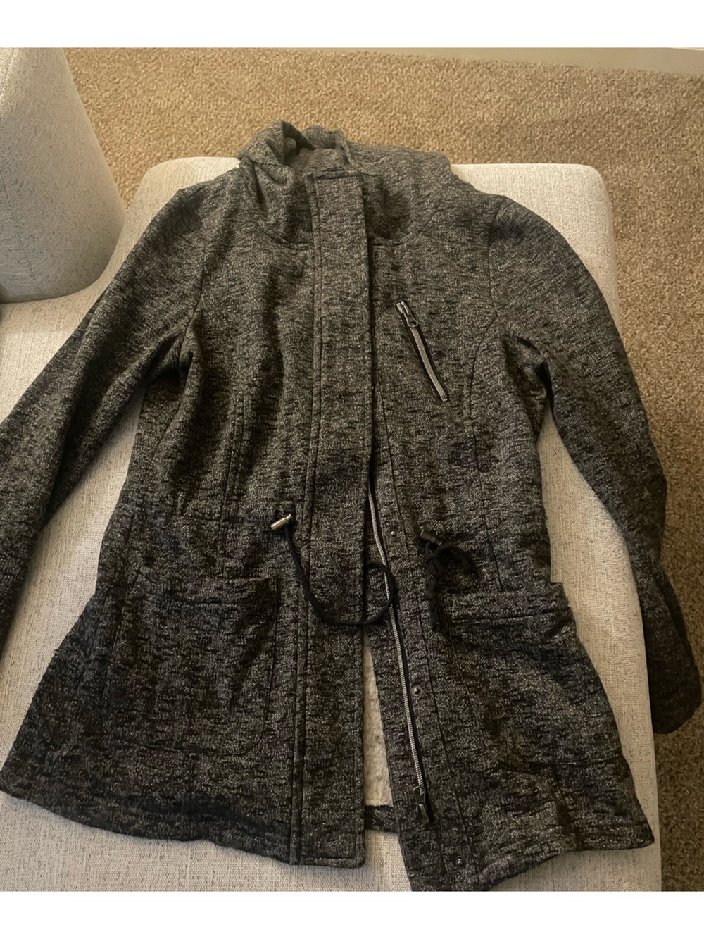 Merona Charcoal Gray Lightweight Women's Jacket